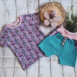2 tlg. Set aus kurzer Hose und T-Shirt in gr 86