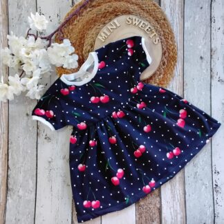 Kleid in gr 86 mit Kirschen