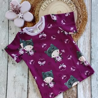 T-Shirt Schmetterlingsmädchen gr 92