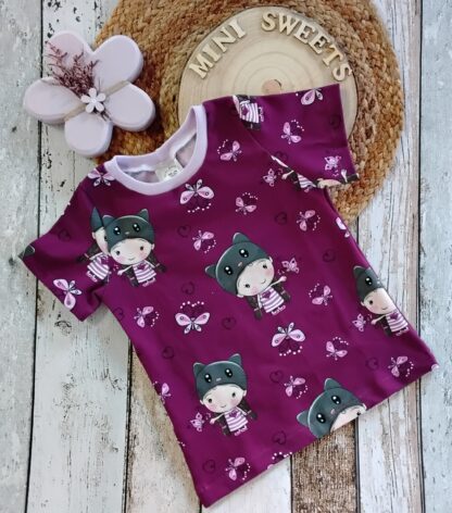 T-Shirt Schmetterlingsmädchen gr 92