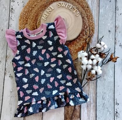 2 tlg. Set aus T-Shirt und Sonnenmütze in gr 92 – Bild 2