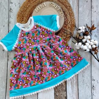 Kleid Blüten gr 86