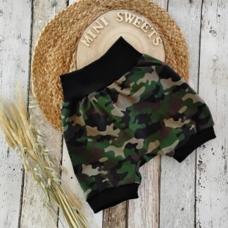 Kurze Pumphose mit Camouflage Muster gr 110/116