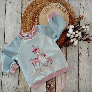 Pullover mit Rehen gr 92