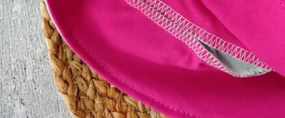 Niedliches Latzkleid  gr 74 mit Sonnenmütze KU 44-45 cm Meerestiere – Bild 5