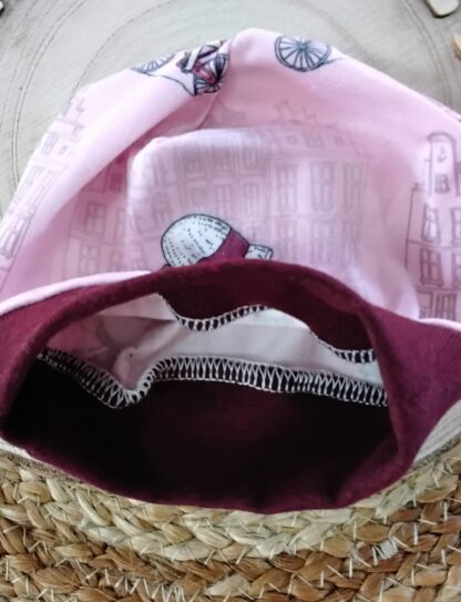 Strampelsack für Frühchen mit Mütze KU 31-33 Mädchen mit Fahrrad – Bild 6