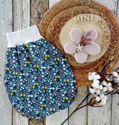 Strampelsack zum wenden für Frühchen mit Wendemütze KU 31-33 – Bild 2