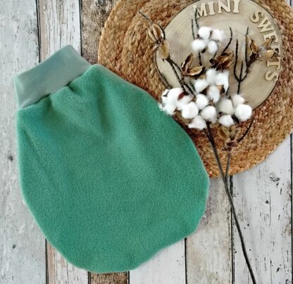 Strampelsack gefüttert für Frühchen mit Mütze Elefanten – Bild 2