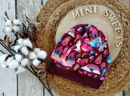 Beanie mit Bündchen KU 41-43 Prinzessin