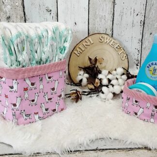 2 tlg Set Utensilos Alpaka rosa