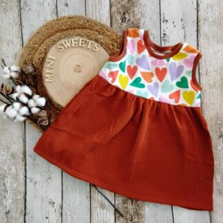 Sommerkleid gr 98 Herzchen