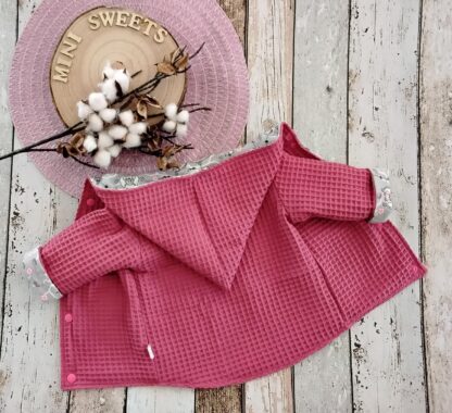 Set aus Wendejacke gr 62 mit Mütze  und Wendehalstuch – Bild 6