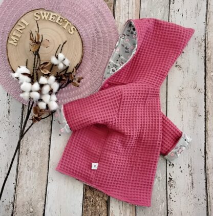 Set aus Wendejacke gr 62 mit Mütze  und Wendehalstuch – Bild 7