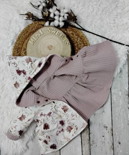 3 tlg Set Wendejacke gr 56 mit Mütze 34-37 und Halstuch – Bild 10