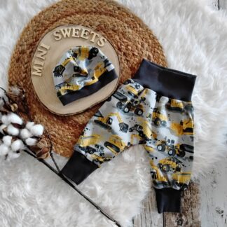 2 tlg Set lange Pumphose gr 50/56 mit Mütze