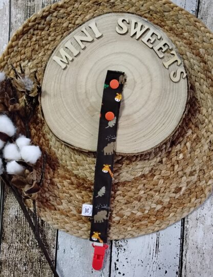 Schnullerband / Schnullerkette mit Zootieren – Bild 2