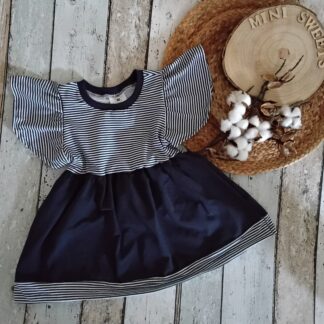 Kleid mit Flügelärmel gr 92