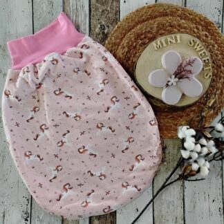 Strampelsack zum wenden 3-6 Monate Einhornmotiv/ Blumen