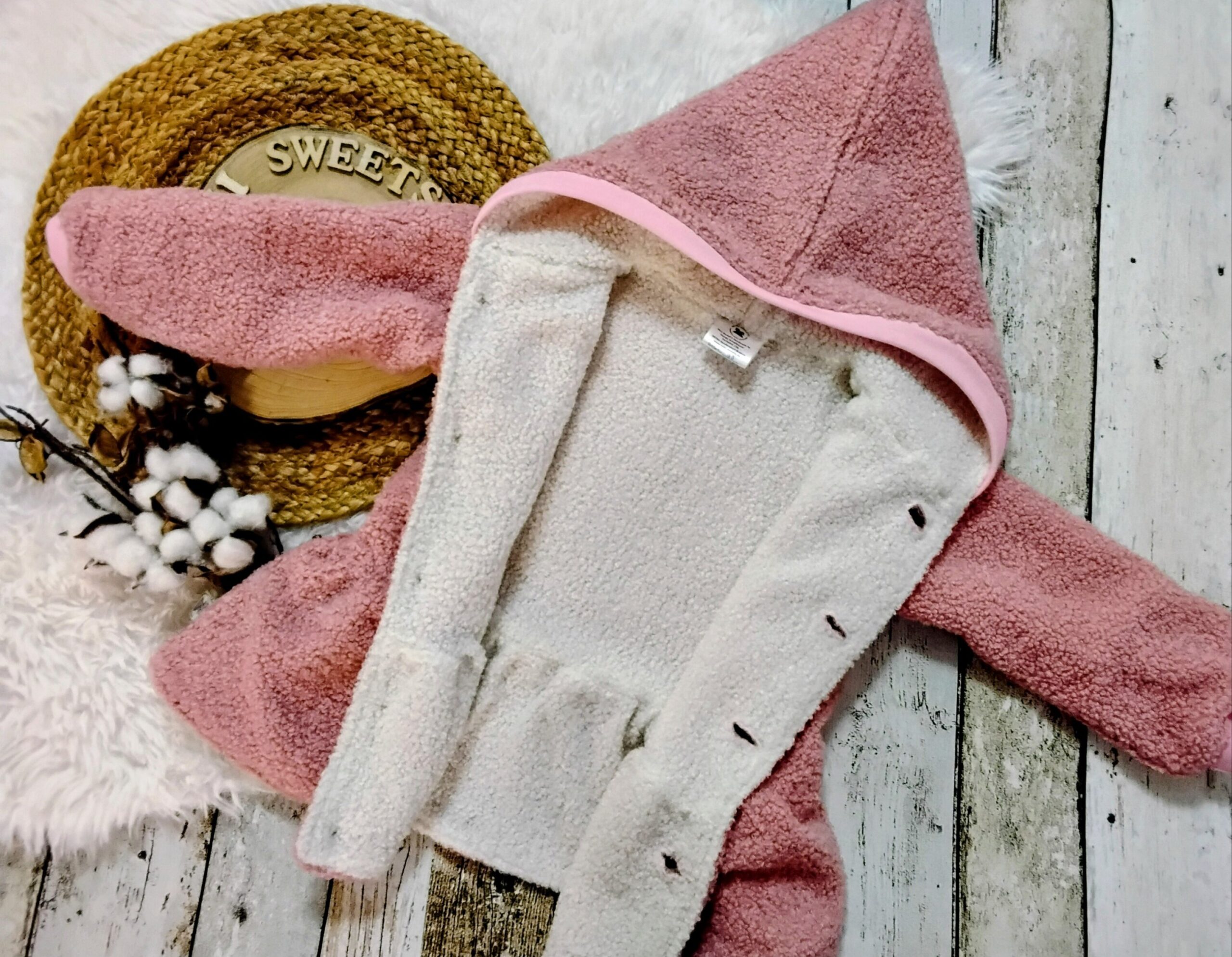 Kuscheljacke gr 98 – Bild 5