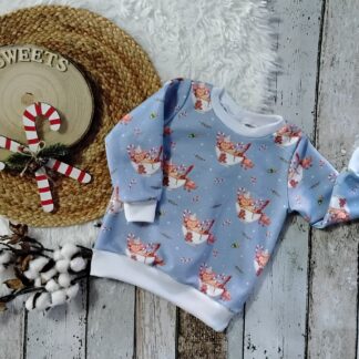 Pullover Weihnachtsmotiv gr 86