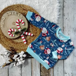 Pullover Weihnachtsmann gr 68